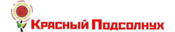 Шапка сайта с логотипом гостиницы Красный Подсолнух для мобильной версии